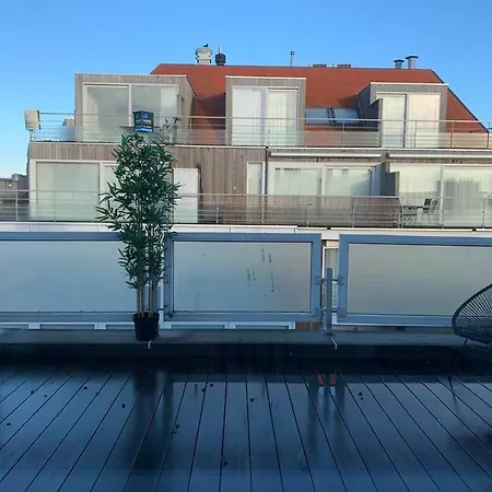 Ferienwohnung Beautiful Sunny Penthouse Knokke-Heist Exterior foto